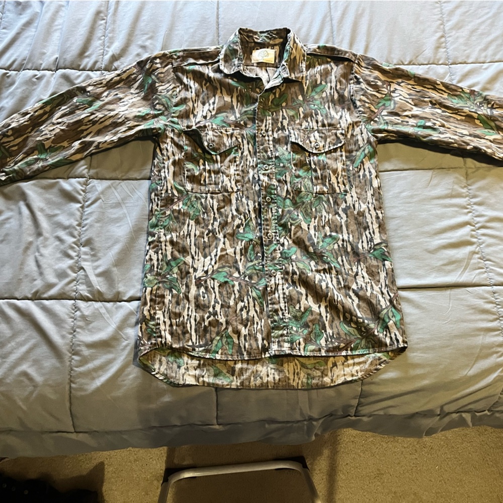 COPY - Mossy oak classic camo long sleeve shirt